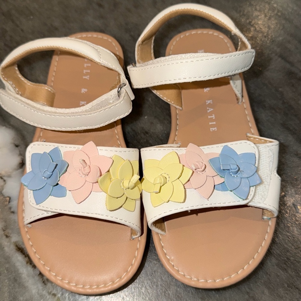 Kelly & Katie floral sandals little girl 11